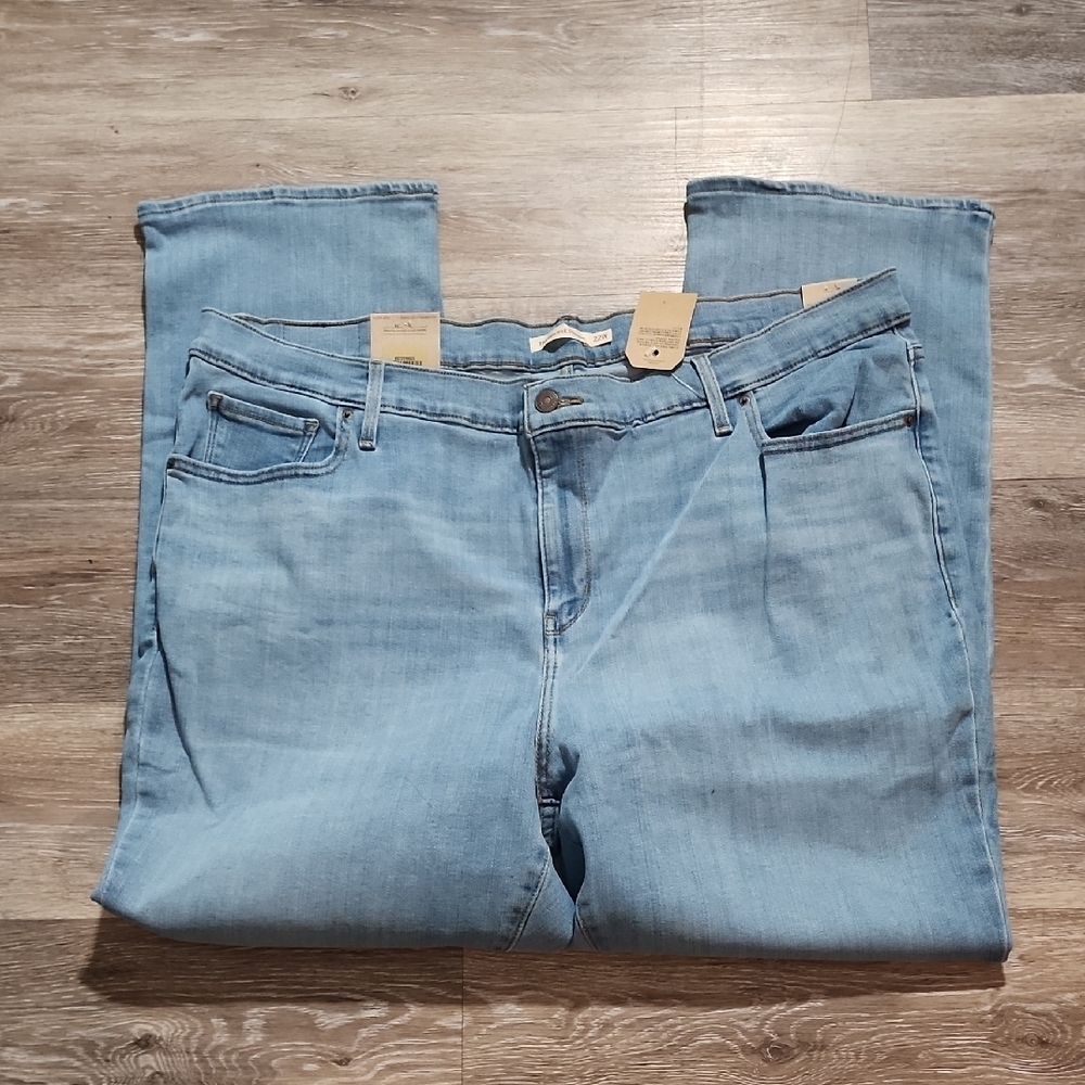 Levi's Women's Light Blue Straight Leg Jeans